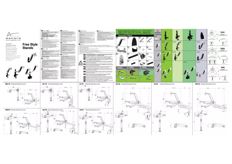 Page n°1 - Manuel utilisateur Aavara AC210