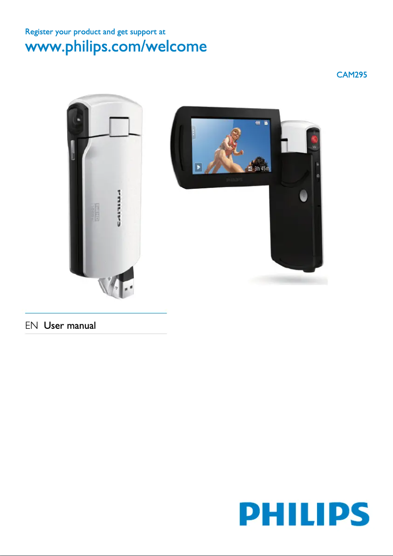 Page n°1 - Manuel utilisateur Philips CAM295