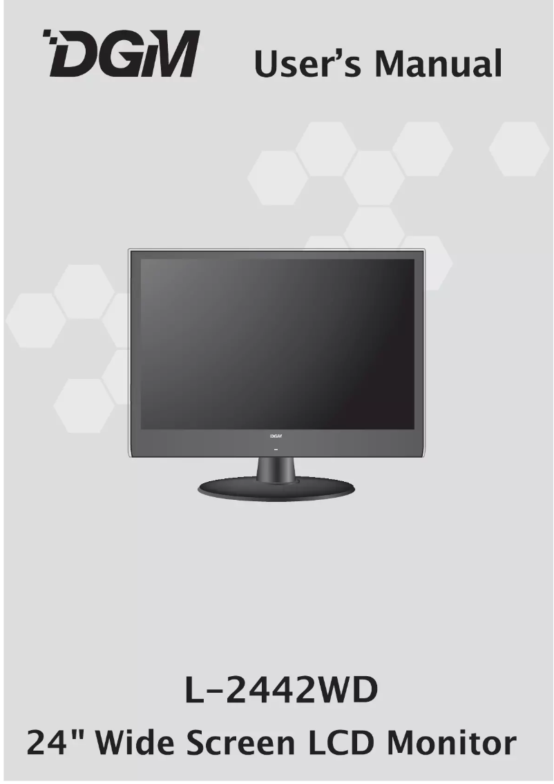 Image de la première page du manuel de l'appareil L-2442WD