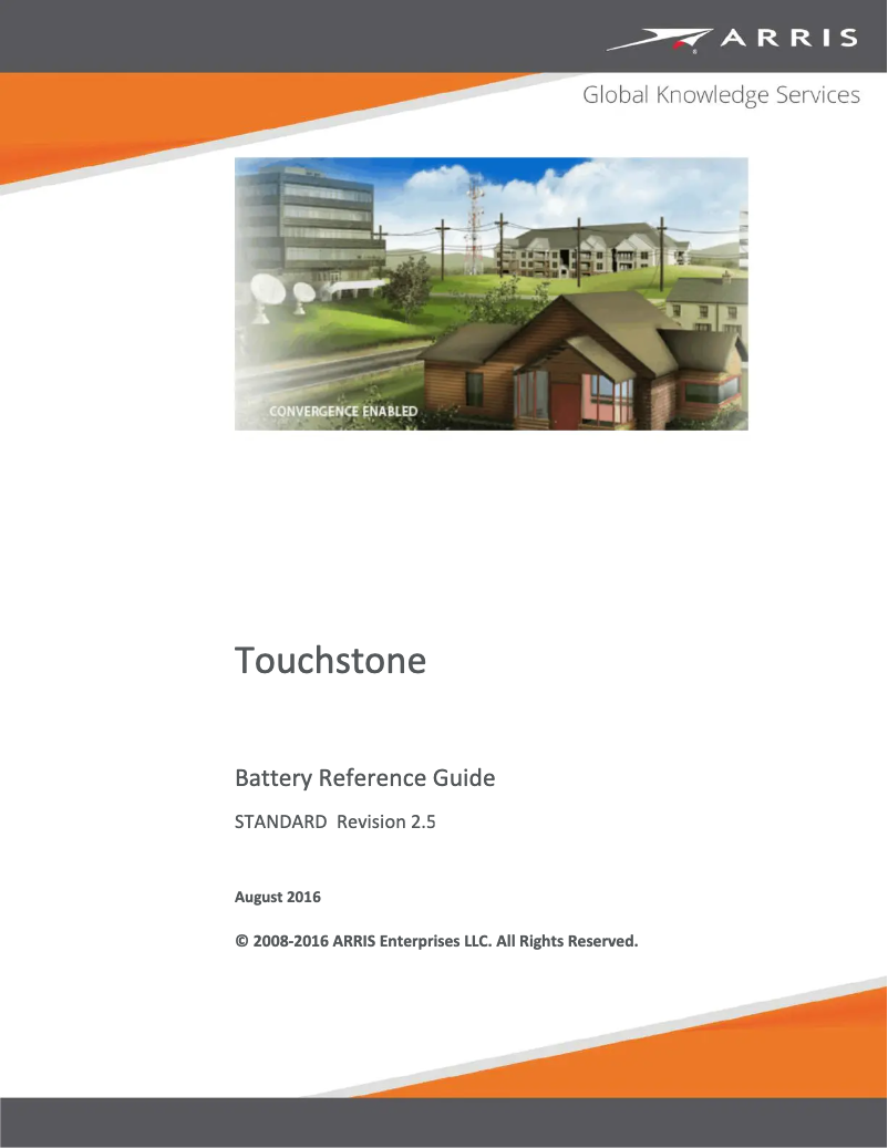 Page n°1 - Manuel utilisateur Arris SURFboard Touchstone Battery BPA022A