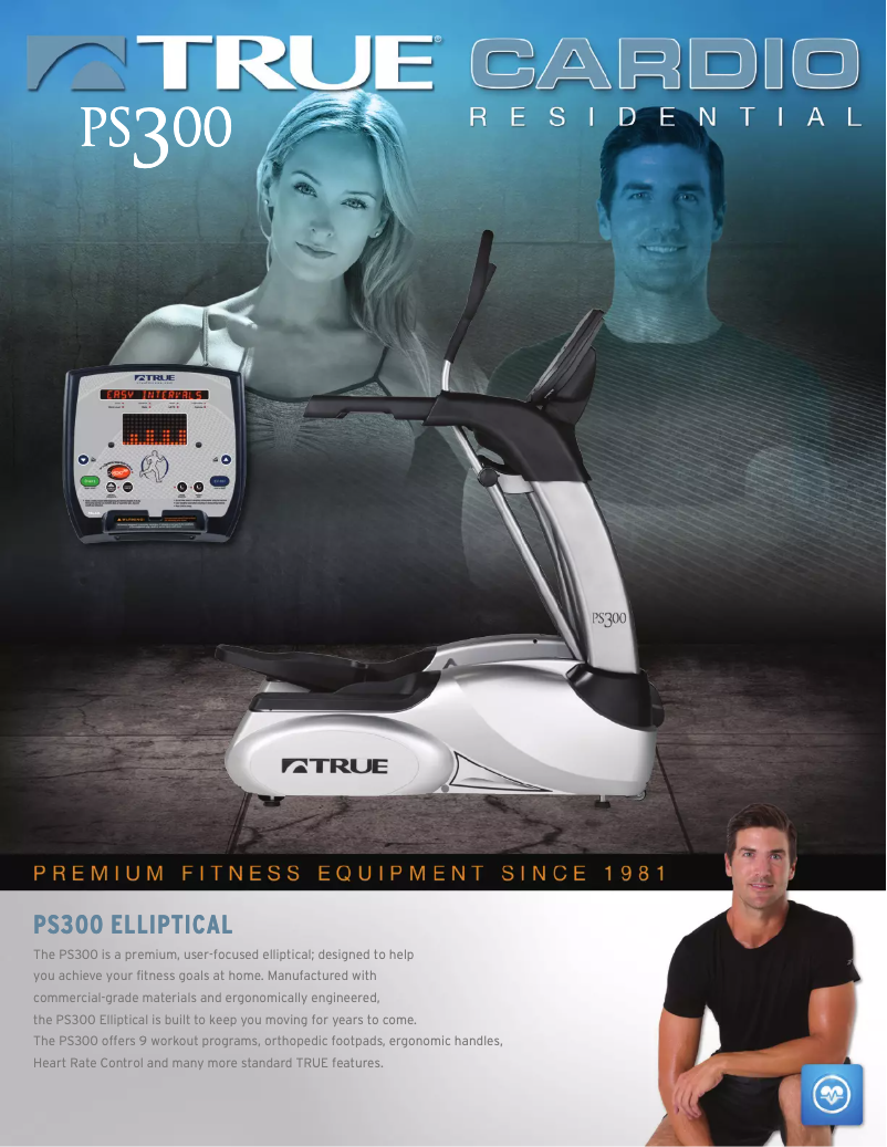 Page 1 de la notice Fiche technique True PS300