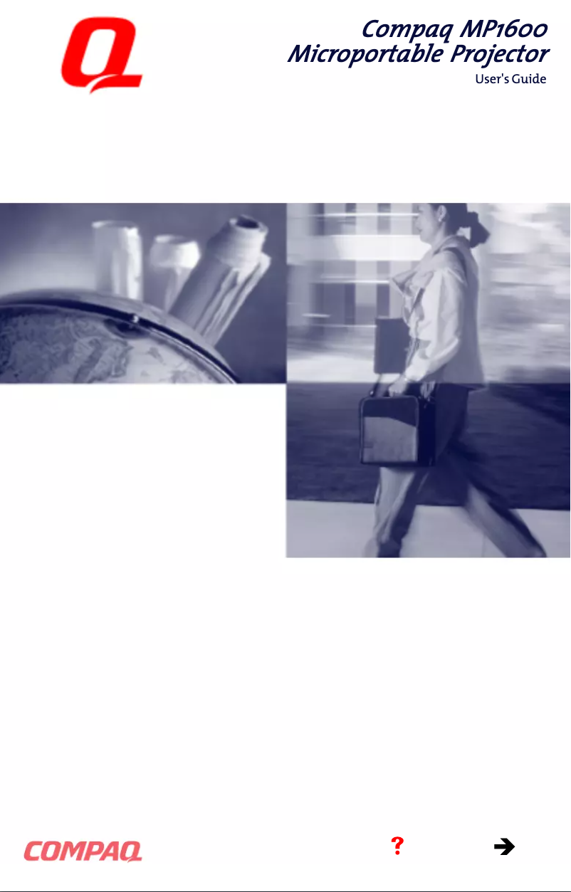 Page n°1 - Manuel utilisateur Compaq MP1600
