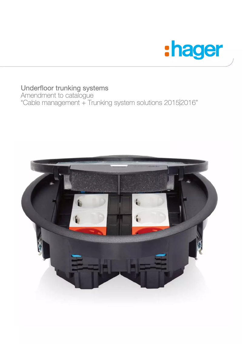 Page 1 de la notice Catalogue Hager UDM3244Q12