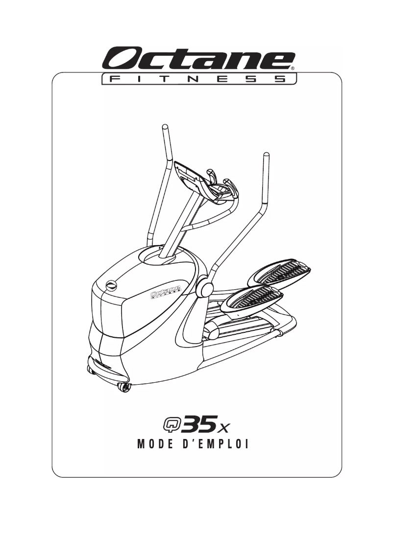 Page 1 de la notice Manuel utilisateur Octane Q35X