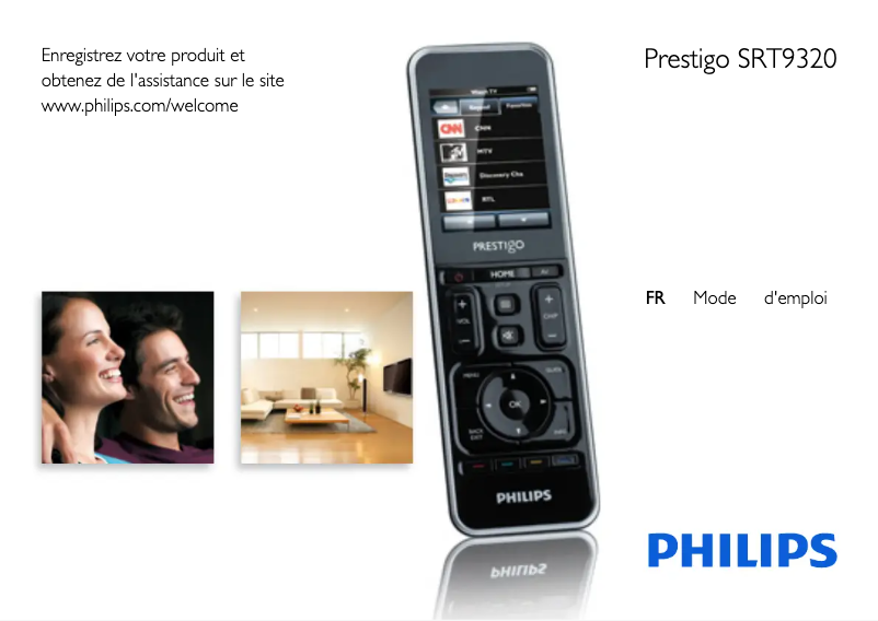 Image de la première page du manuel de l'appareil Prestigo SRT9320