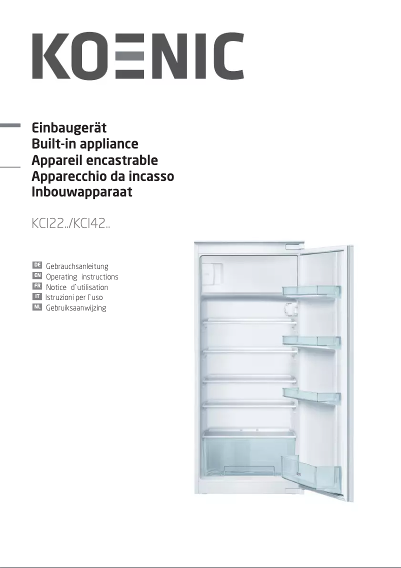 Page n°1 - Manuel utilisateur Koenic KCI22535