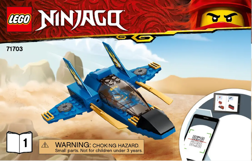 First page image of the manual for Ninjago 71703