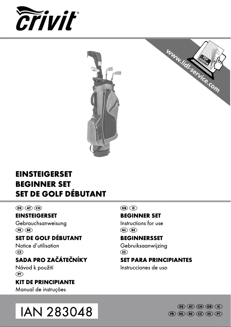 Página 1 del manual Manual de usuario Crivit IAN 283048