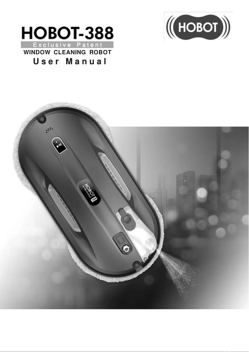 Page 1 de la notice Manuel utilisateur Hobot 388
