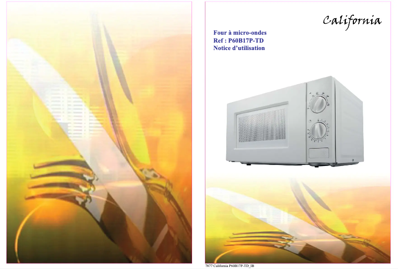 Página 1 del manual Manual de usuario California P60B17P-TD