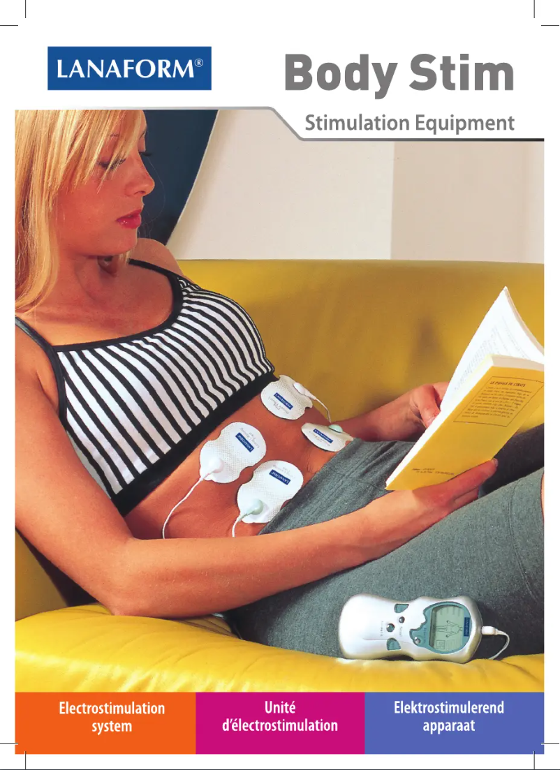 Image de la première page du manuel de l'appareil Body Stim