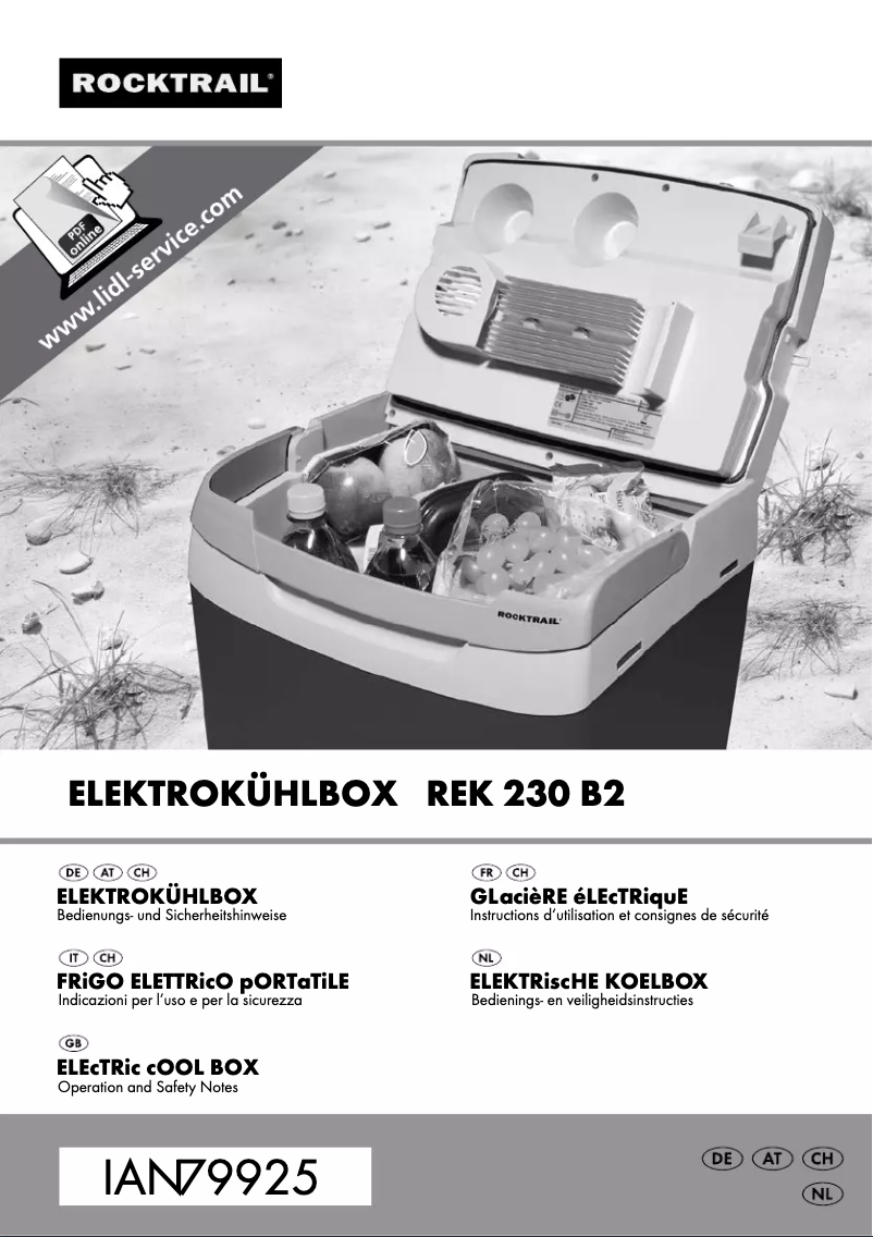 Page n°1 - Manuel utilisateur Rocktrail REK 230 B2