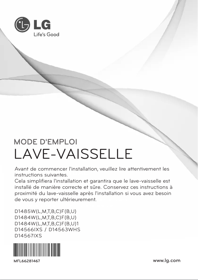 Página 1 del manual Manual de usuario LG D14567IXS