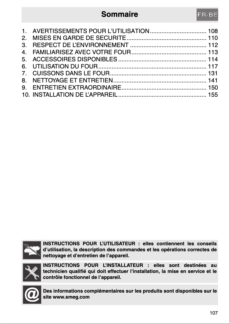 Image de la première page du manuel de l'appareil FP610SG