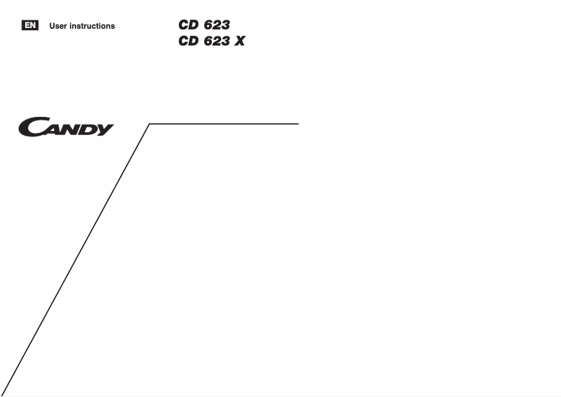 Image de la première page du manuel de l'appareil CD 623 UK