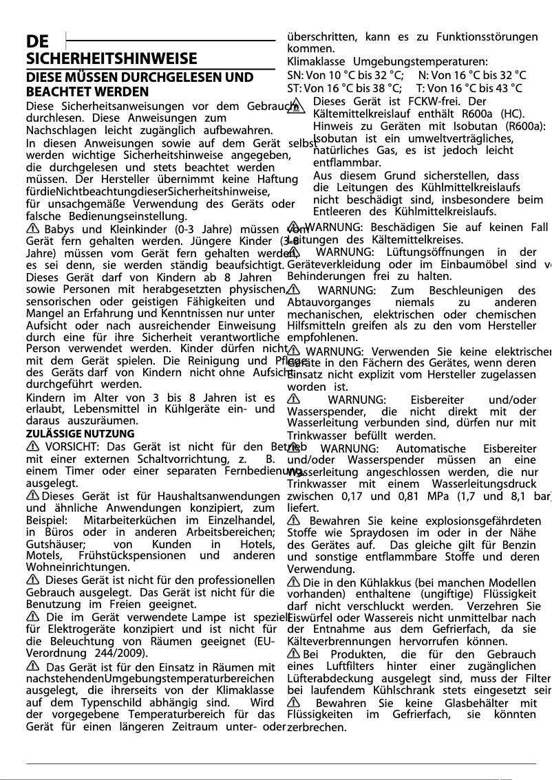 Page 1 de la notice Instructions de sécurité Privileg PRT 14S2