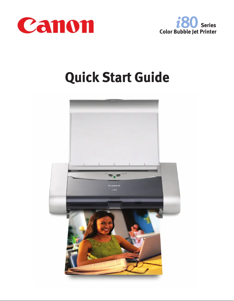 Image de la première page du manuel de l'appareil Bubble Jet i80