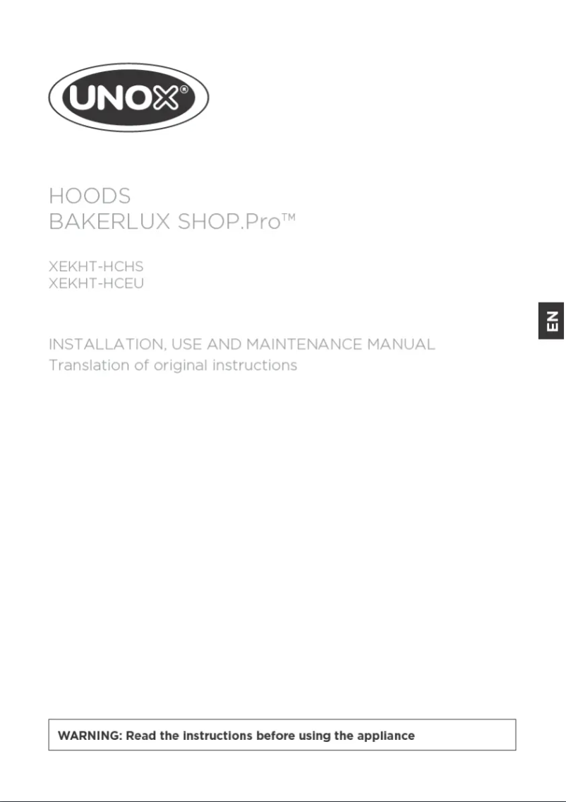 Image de la première page du manuel de l'appareil Bakerlux Shop.Pro