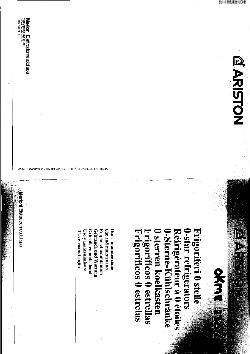 Image de la première page du manuel de l'appareil OKME 230 L