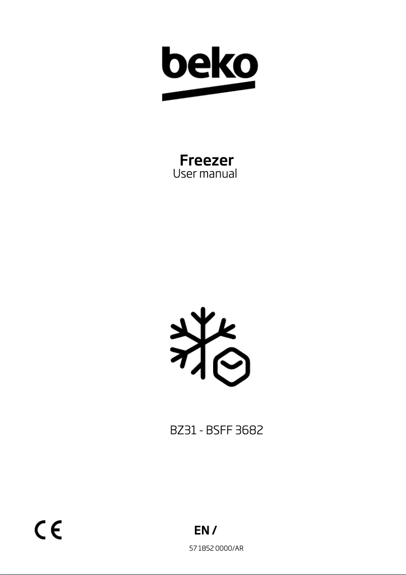 Page 1 de la notice Manuel utilisateur Beko BSFF3682