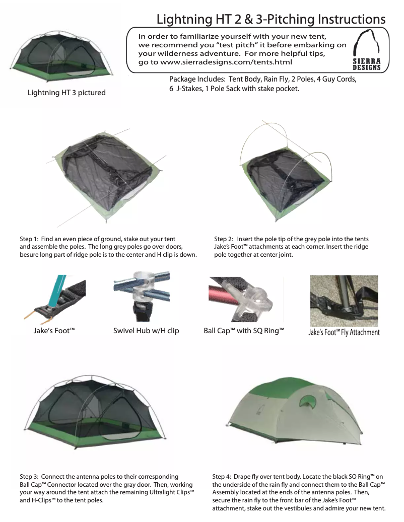 Imagen de la primera página del manual del dispositivo Lightning HT 2