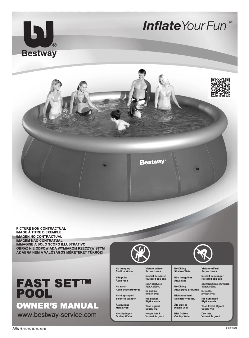 Page 1 de la notice Manuel utilisateur Bestway Fast Set 57066 