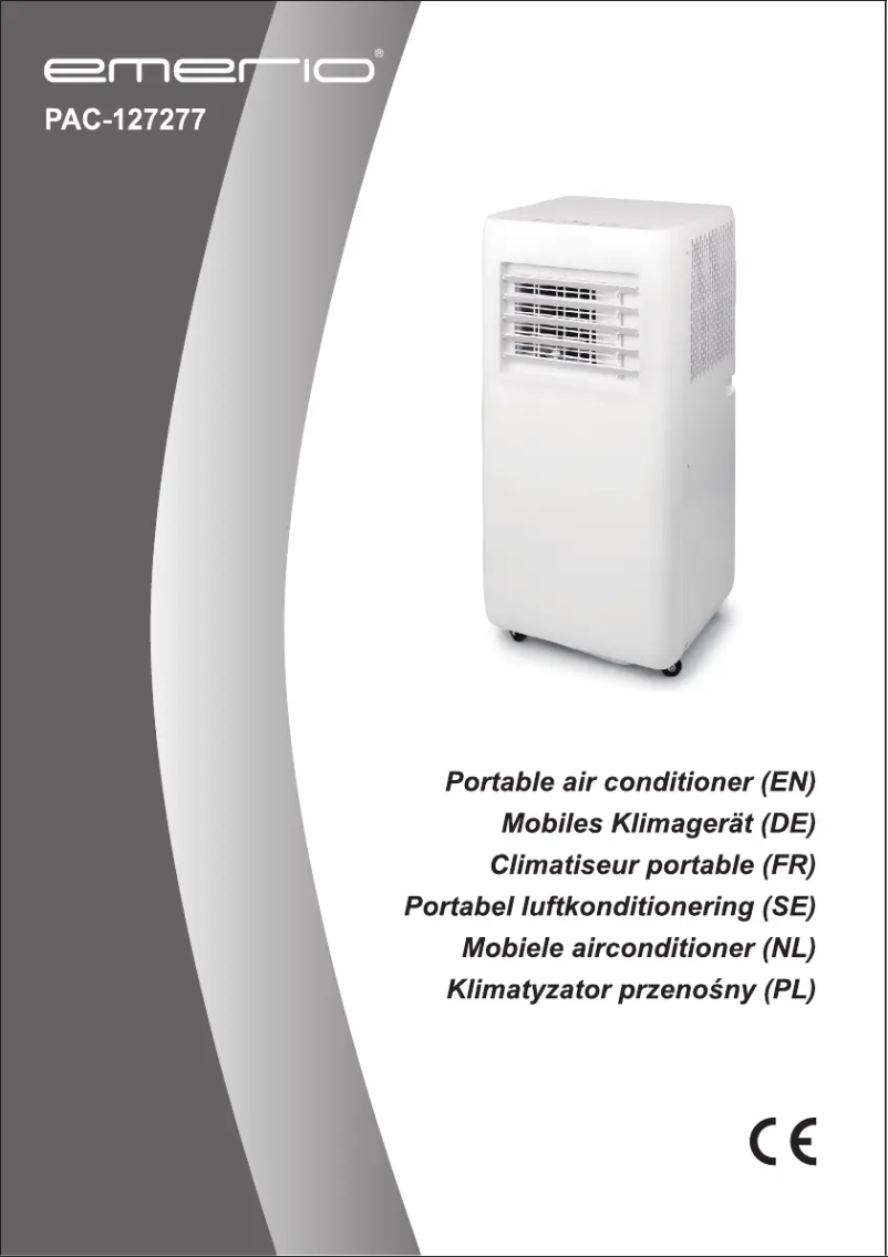 Image de la première page du manuel de l'appareil PAC-127277