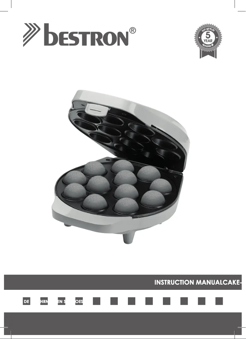 Page 1 de la notice Manuel utilisateur Bestron Sweet Dreams DCPM12M