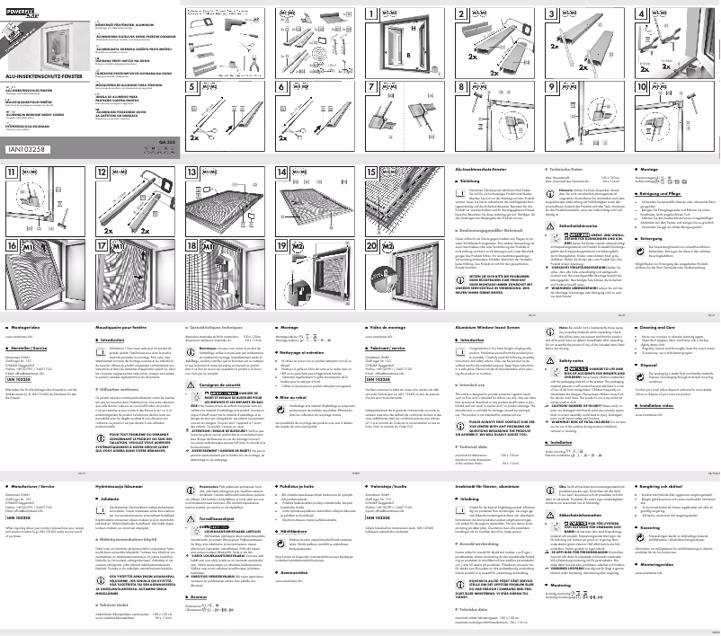 Página 1 del manual Manual de usuario Powerfix IAN 103247