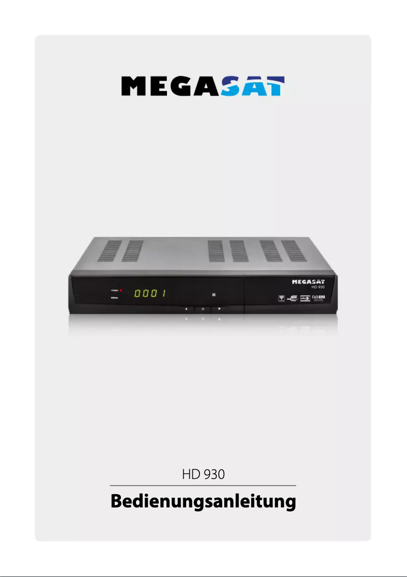 Page 1 de la notice Manuel utilisateur Megasat HD 930