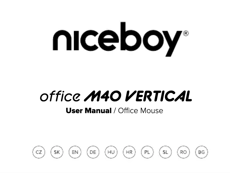 Image de la première page du manuel de l'appareil OFFICE M40 Vertical
