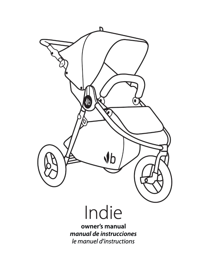 Page n°1 - Manuel utilisateur Bumbleride Indie (2018)