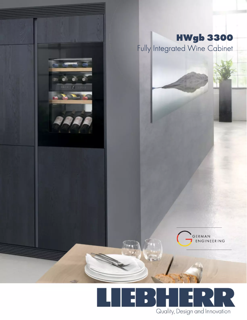 Page 1 de la notice Fiche technique Liebherr HWGB 3300