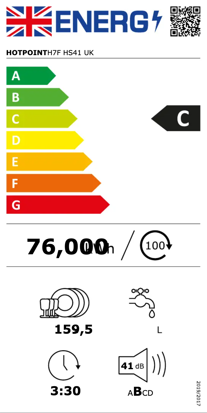 Image de la première page du manuel de l'appareil H7F HS41 UK