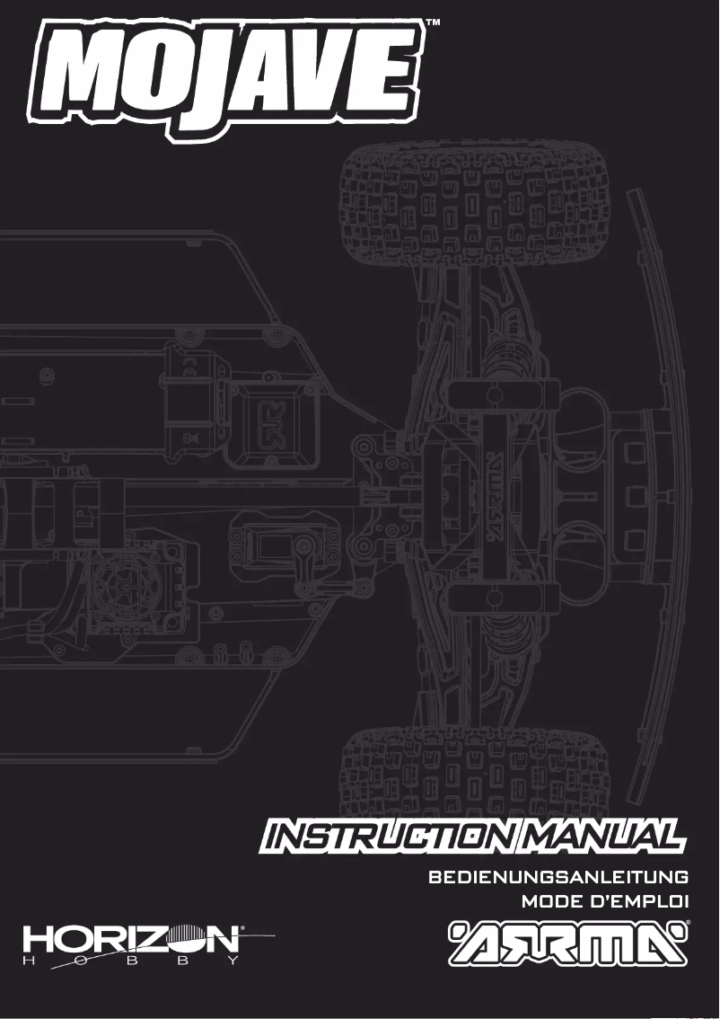 Page n°1 - Manuel utilisateur ARRMA Mojave