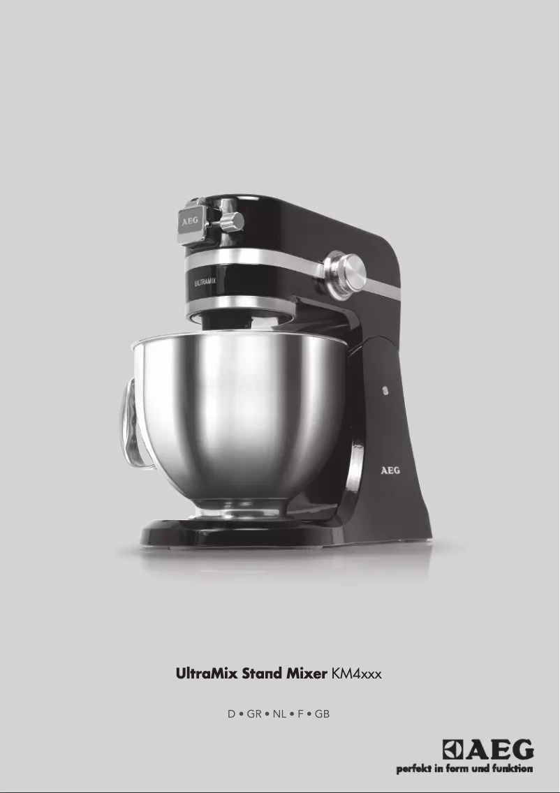 Page 1 de la notice Manuel utilisateur AEG KM4400