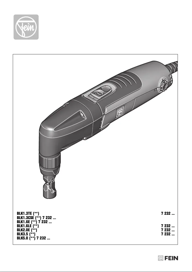 Image de la première page du manuel de l'appareil BLK 1.3 CSE