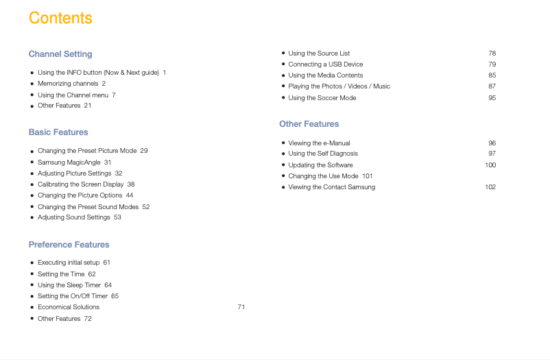 Page 1 de la notice Manuel utilisateur Samsung T22E310LB