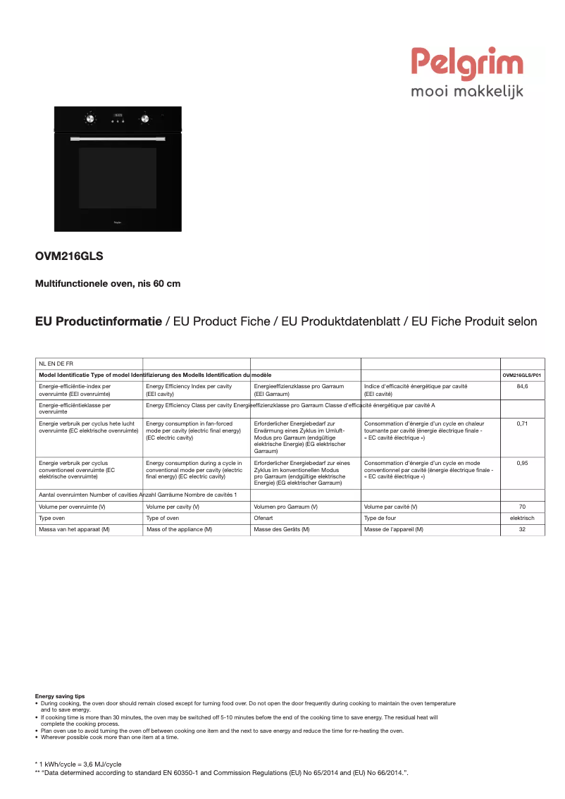 Imagen de la primera página del manual del dispositivo OVM216GLS