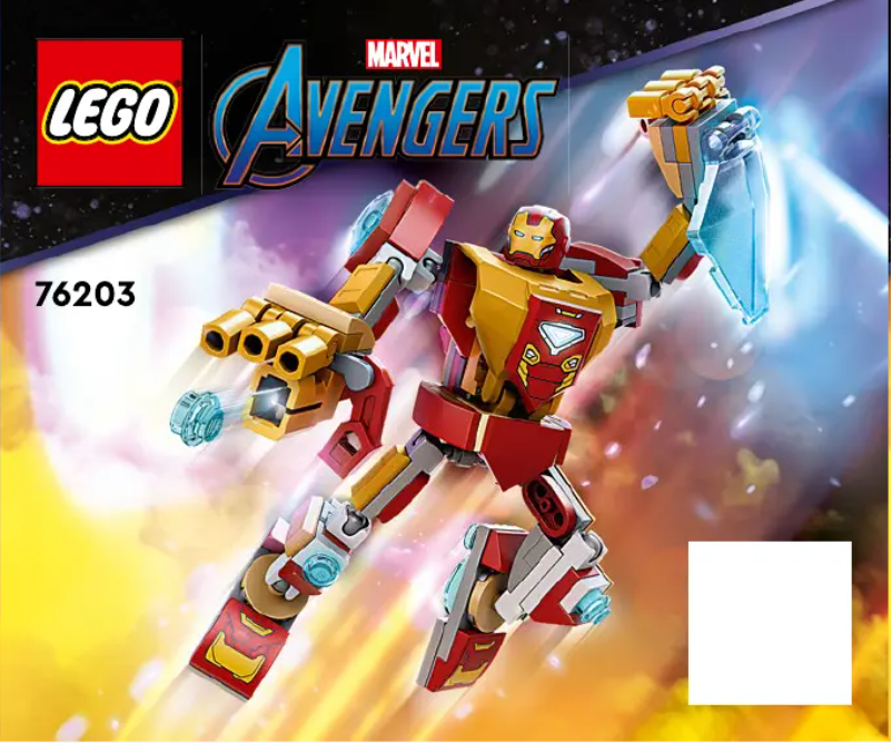 Page n°1 - Manuel utilisateur Lego Marvel Avengers 76203
