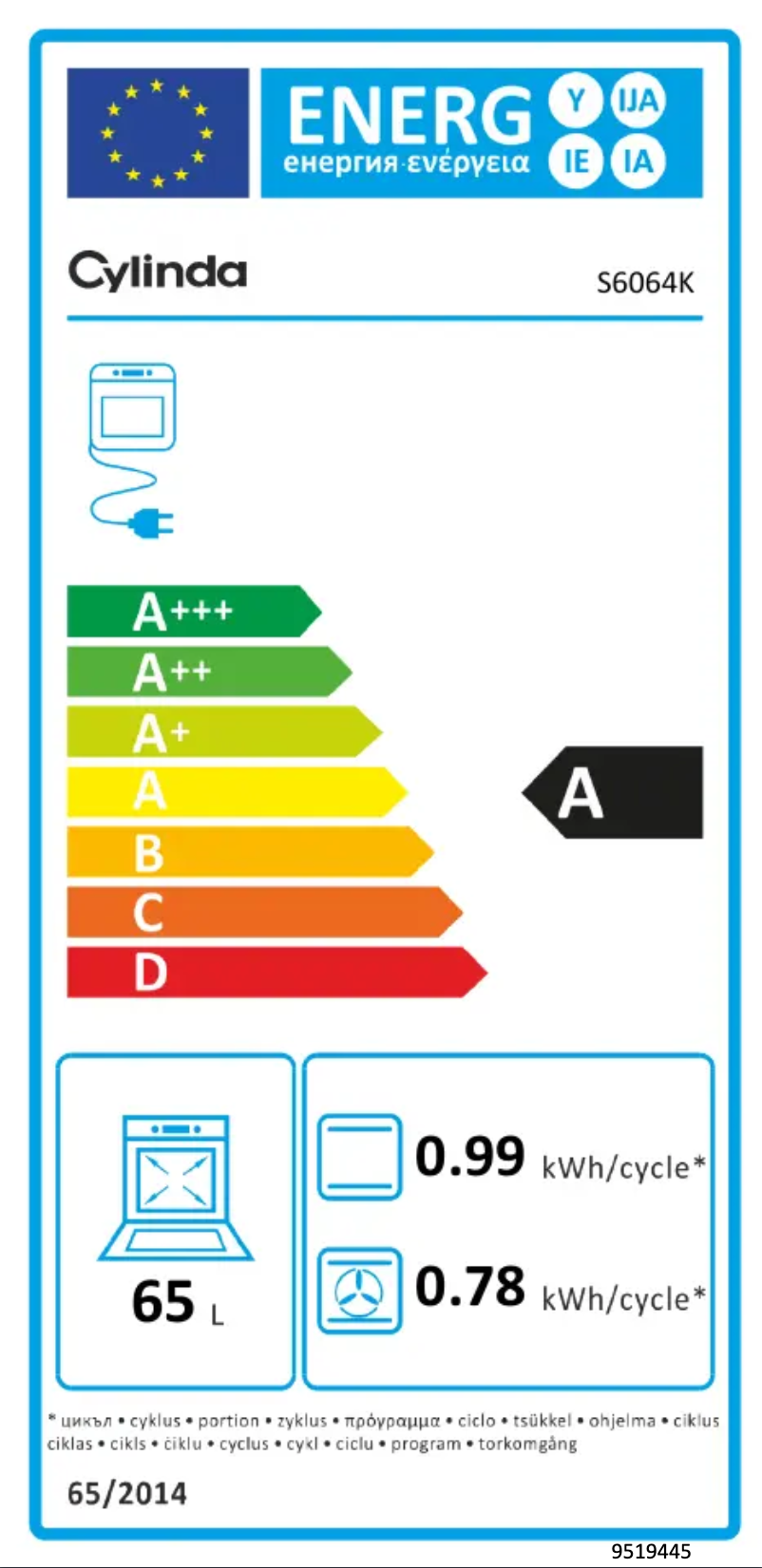 Image de la première page du manuel de l'appareil S6064K