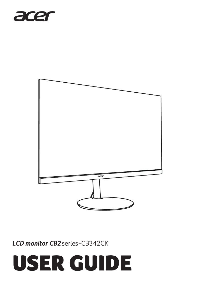 Page 1 de la notice Guide de démarrage rapide Acer CB342CKC