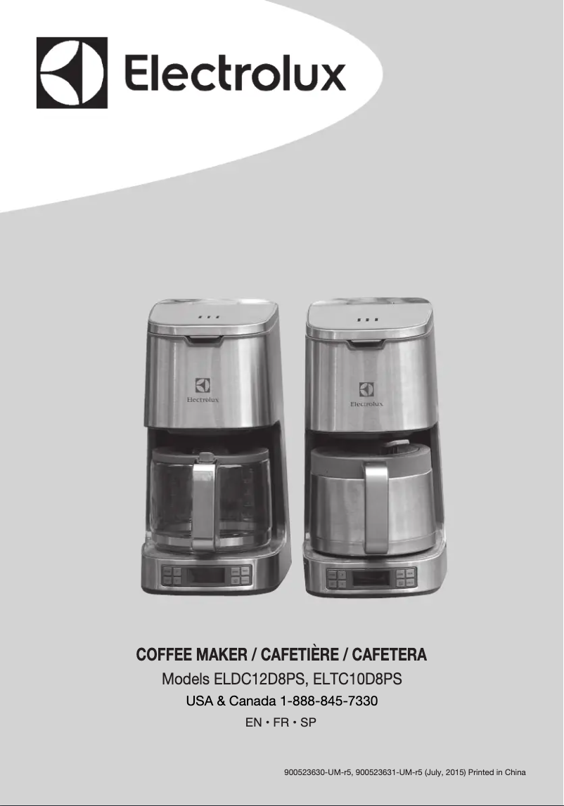 Page n°1 - Manuel utilisateur Electrolux Expressionist ELDC12D8PS