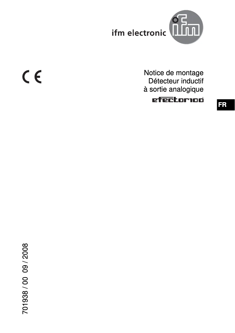 Page n°1 - Manuel utilisateur IFM IF6028