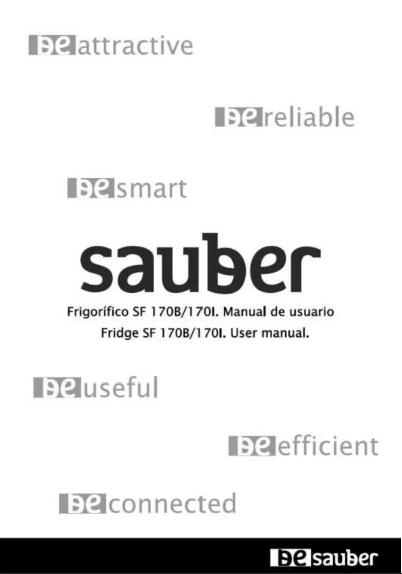 Page 1 de la notice Manuel utilisateur Sauber SF170B