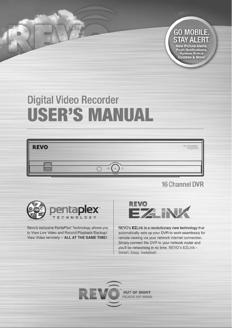 Page n°1 - Manuel utilisateur REVO R16DVR4