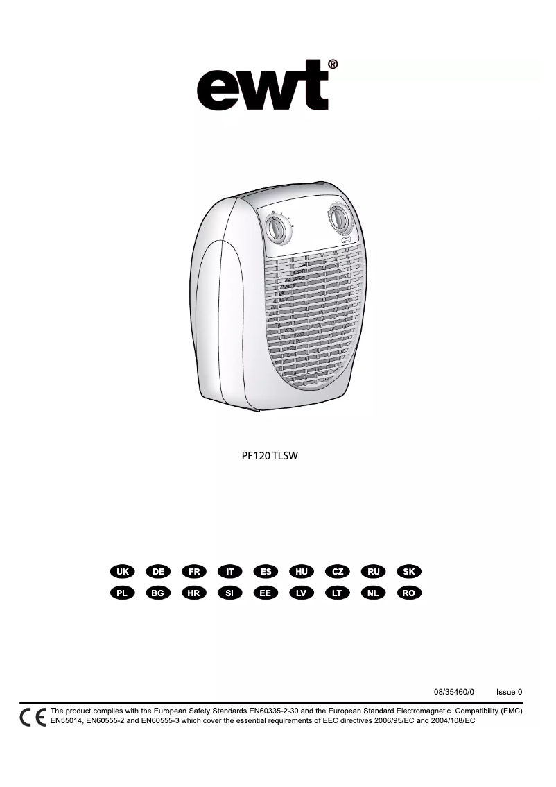 Página 1 del manual Manual de usuario EWT PF120TLW