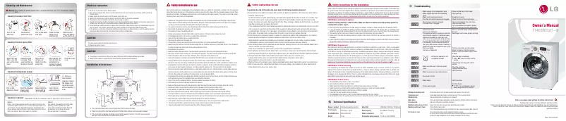 Página 1 del manual Manual de usuario LG F1403RDS29