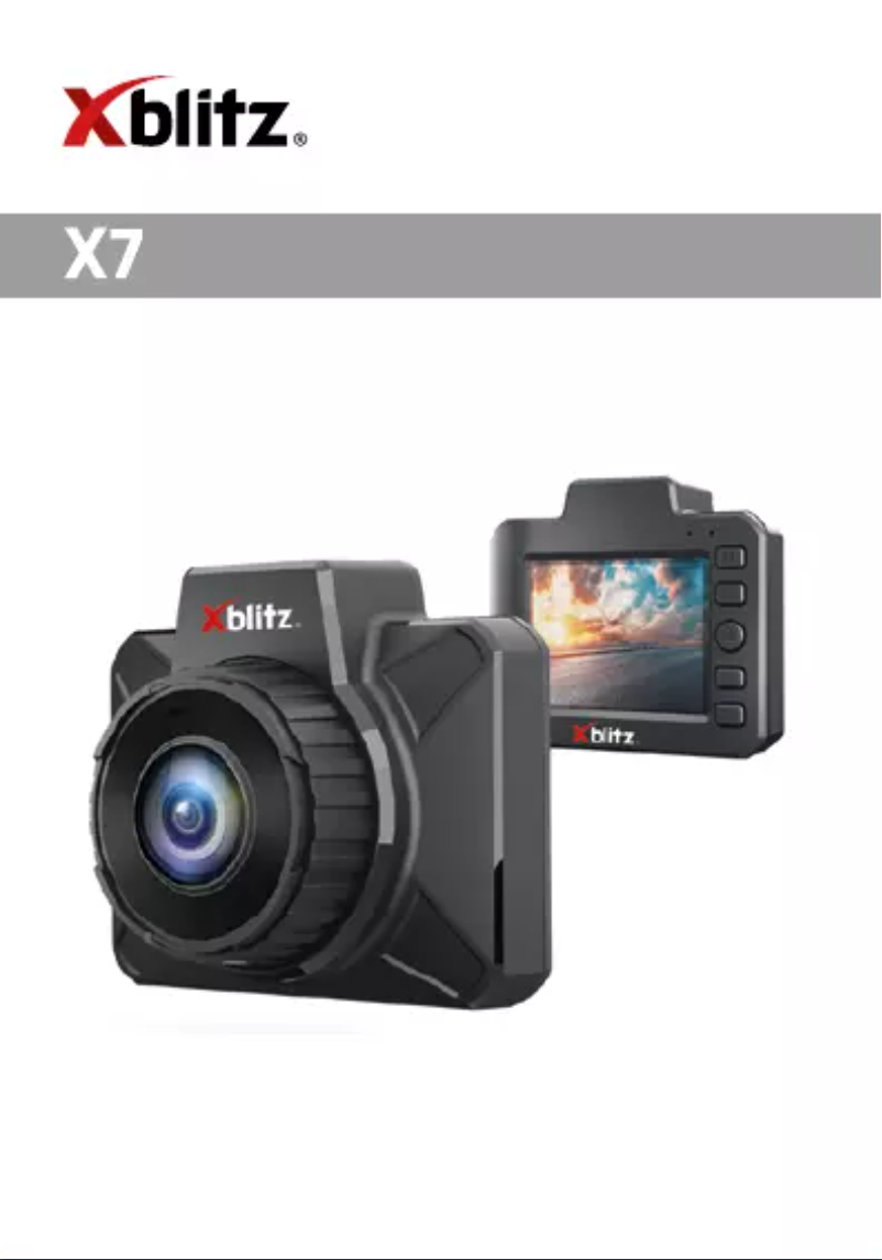 Page n°1 - Manuel utilisateur Xblitz X7 GPS