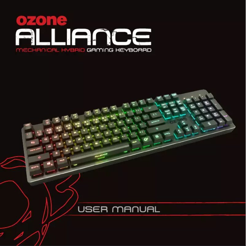 Page n°1 - Manuel utilisateur Ozone Alliance